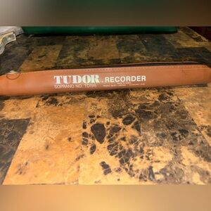 Tudor Brown Soprano Recorder with Zip Case